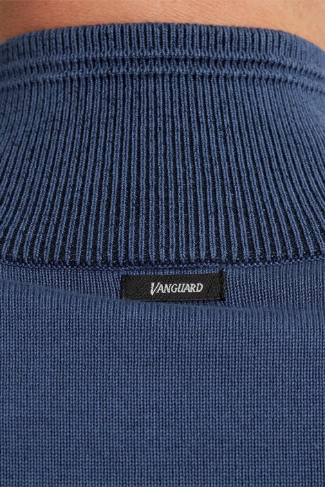 Vanguard zip jacket cotton modal plated